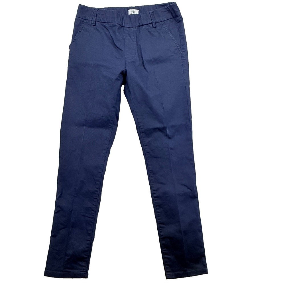 Bevy Flog Pants Womens Size 27  Cotton Pull On Straight Leg Stretch Coated